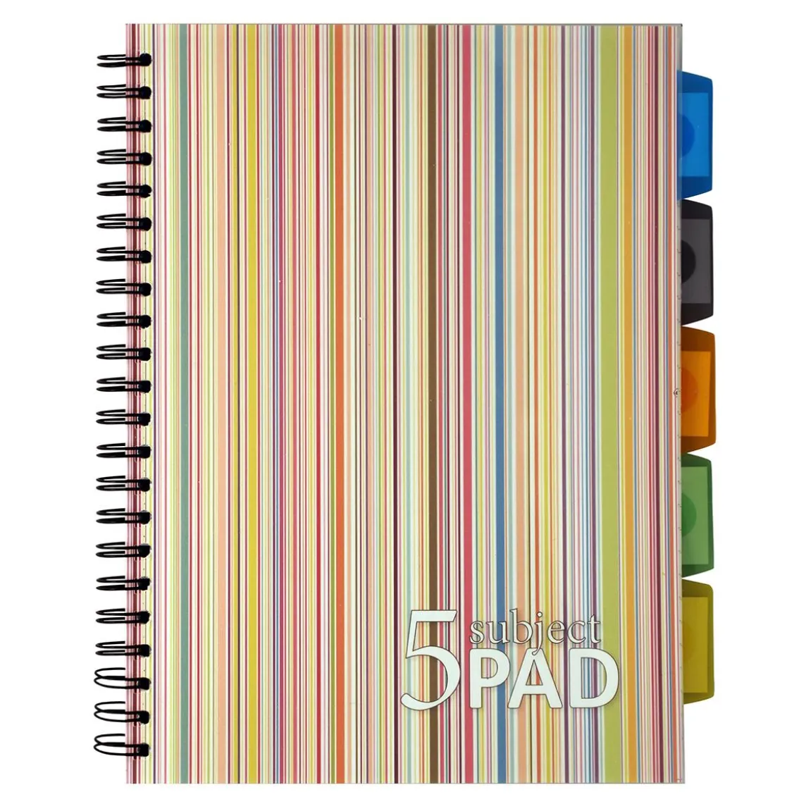 Ämnesblock 5-Flik PP 125 Blad A5 70g