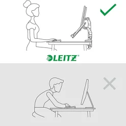 Monitorarm Leitz Ergo Dubbel & Laptop-Stativ