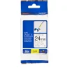 Märkband Brother Flexibel ID tape TZe-FX251 Svart/Vit 24mm