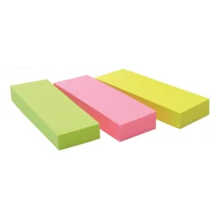 Märkflik Post-it 3x100 Flikar 3 Färger 25x76mm
