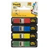 Märkflik Post-it 4x35 Flikar Röd, Blå, Gul, Grön 11,9x43,2mm