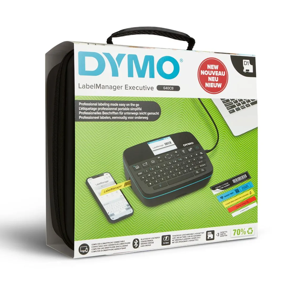 Märkmaskin Dymo Excutive LabelManager 640CB Value Pack