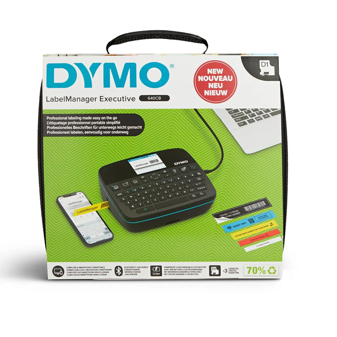Märkmaskin Dymo Excutive LabelManager 640CB Value Pack