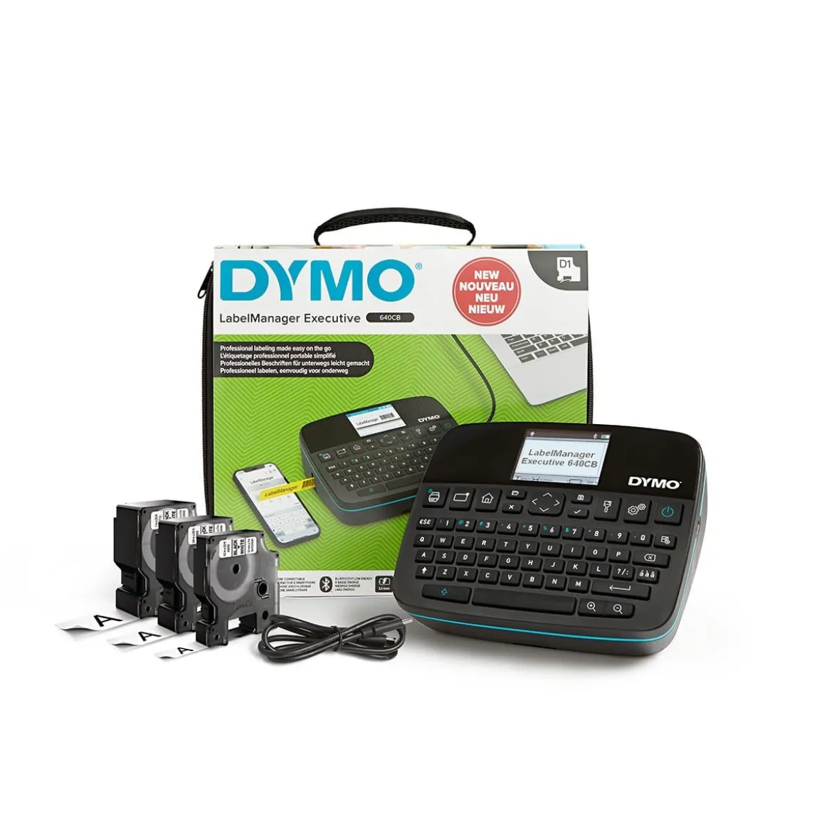 Märkmaskin Dymo Excutive LabelManager 640CB Value Pack