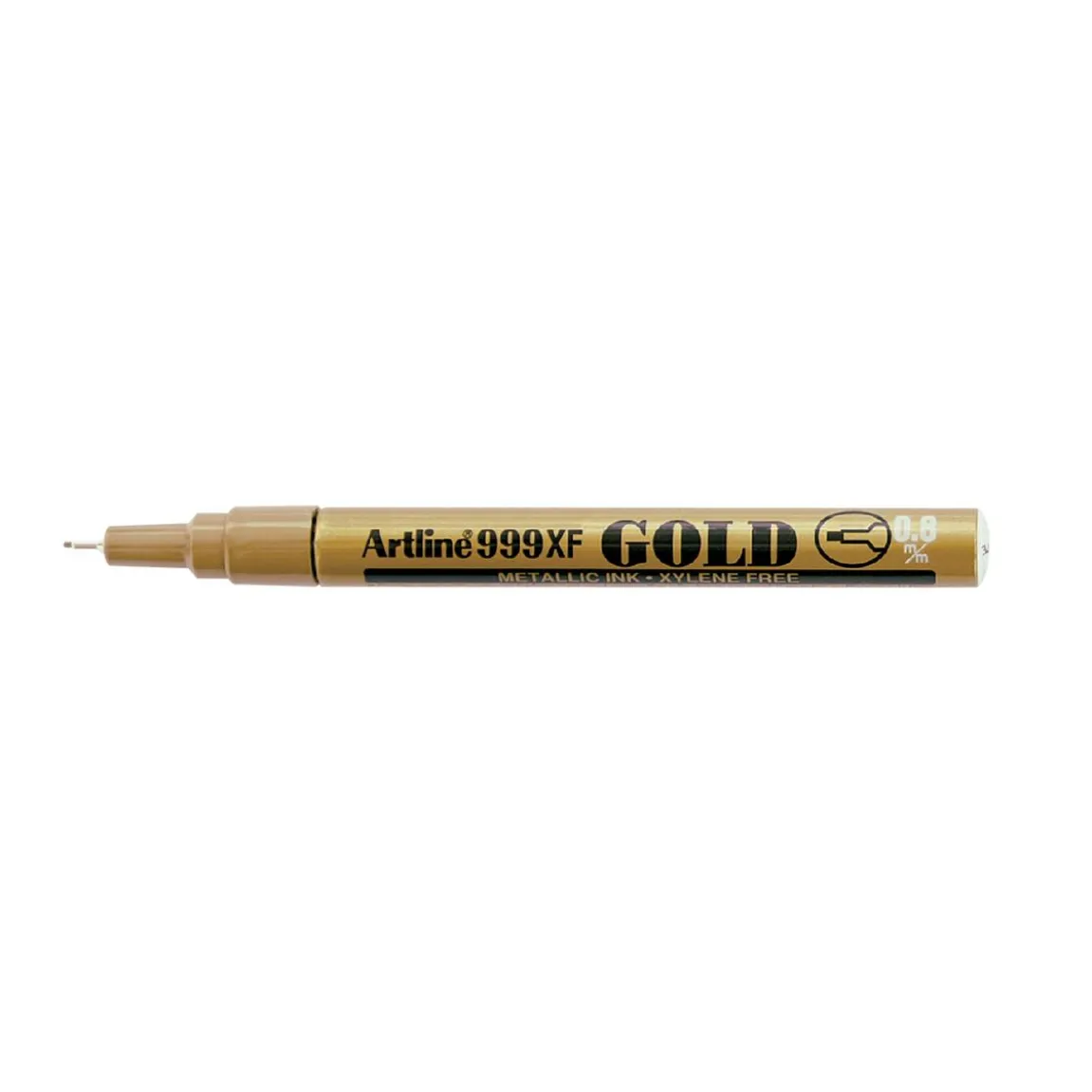 Märkpenna Artline 999XF Metallic Marker Guld 0,8mm