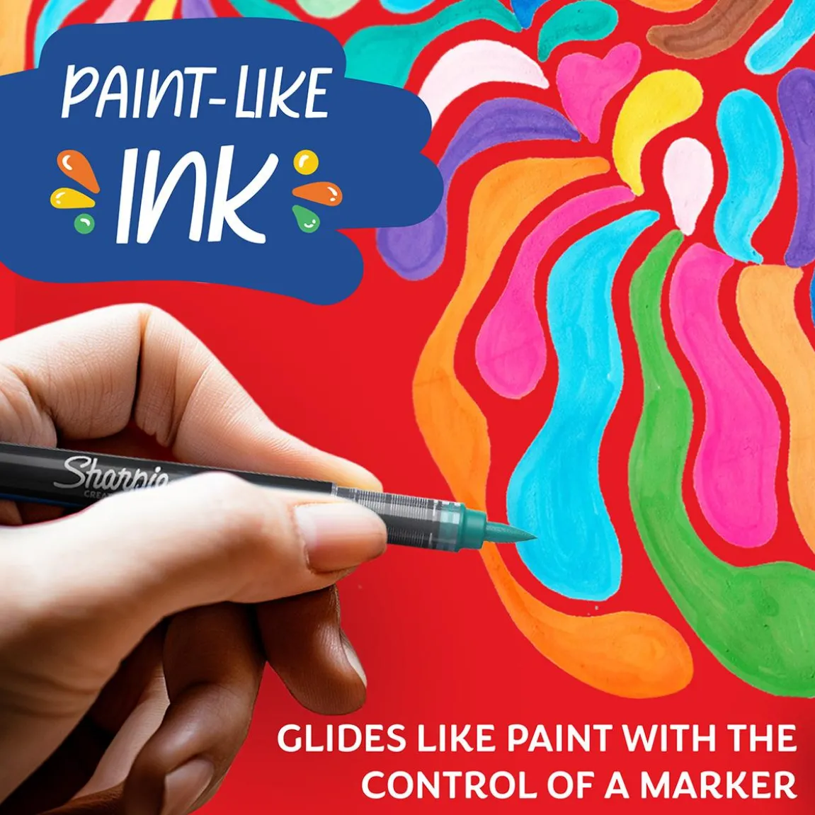 Märkpenna Sharpie Creative Assorted Colours Brush tip