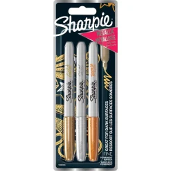 Märkpenna Sharpie Metallic Permanent 3 Färger Fine