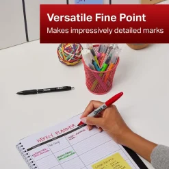 Märkpenna Sharpie Permanent 12 Färger Fine