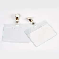 Namnskylt Clips Liggande 90x60mm