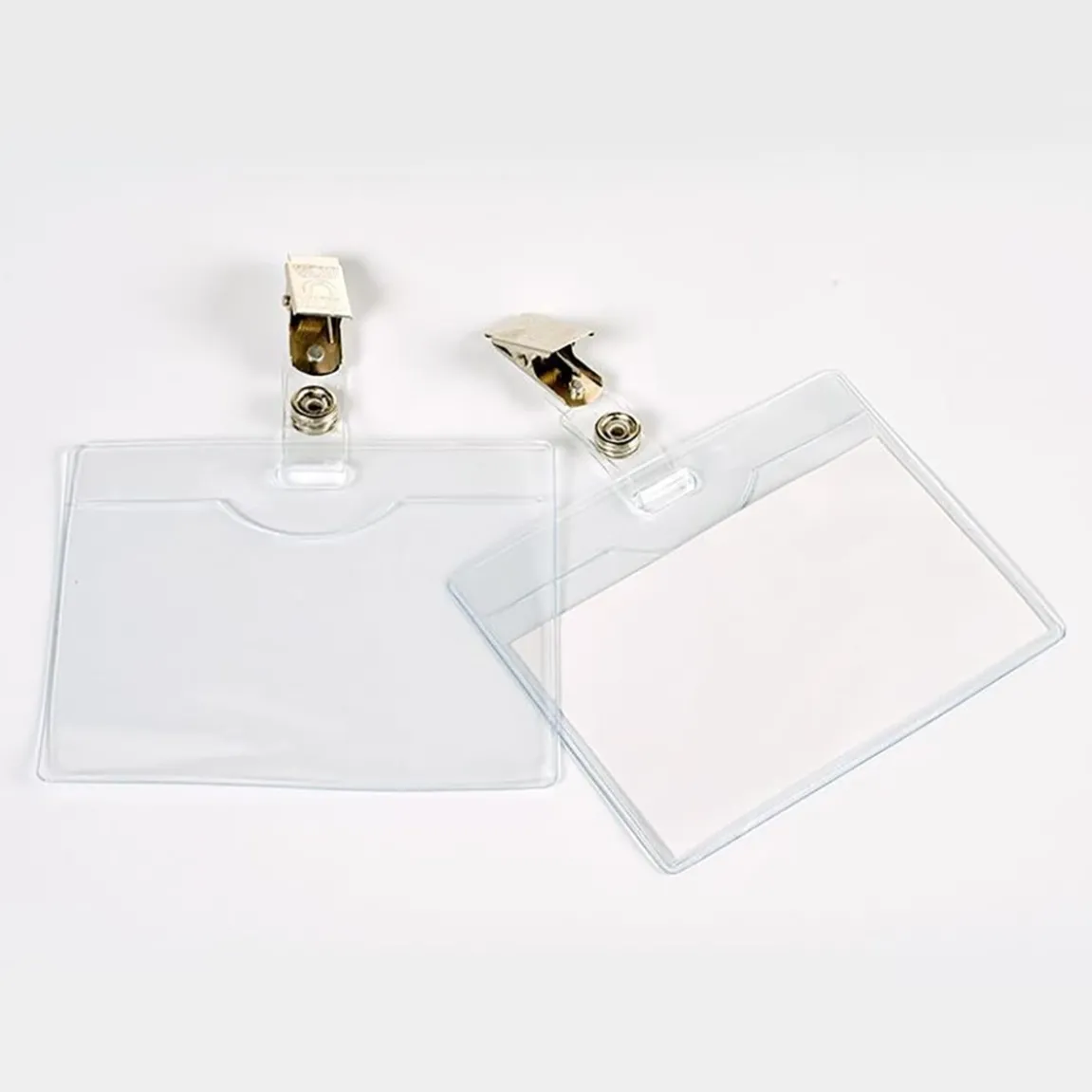 Namnskylt Clips Liggande 90x60mm