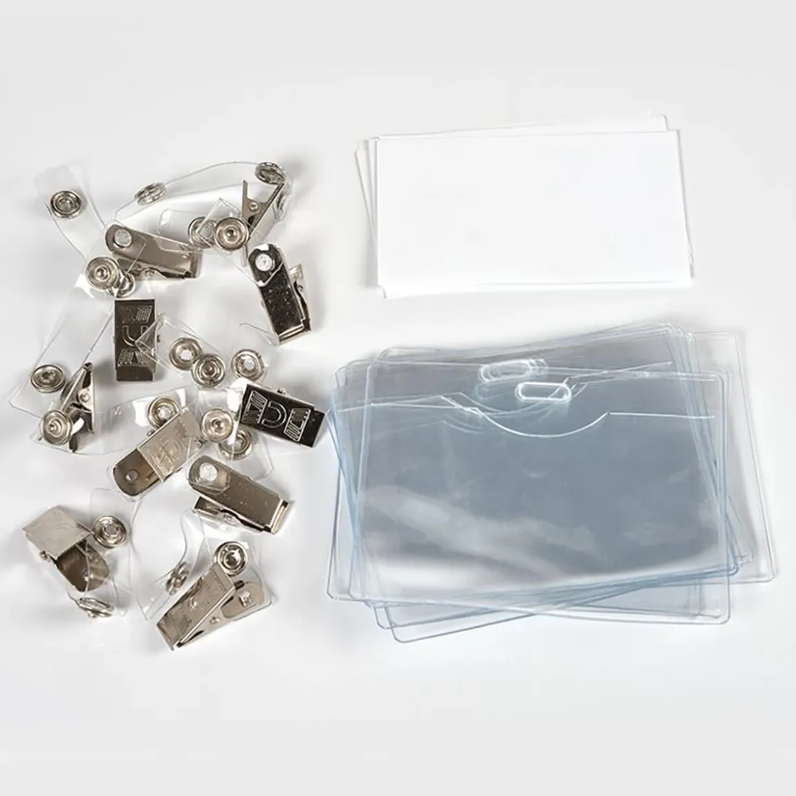Namnskylt Clips Liggande 90x60mm