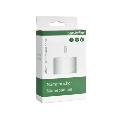 Namnskylt Clips Liggande 90x60mm
