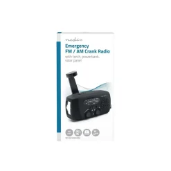 Nödradio Nedis Portabel DAB/FM Svart