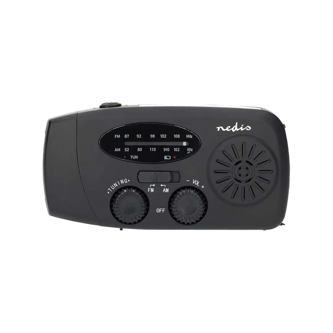 Nödradio Nedis Portabel DAB/FM Svart