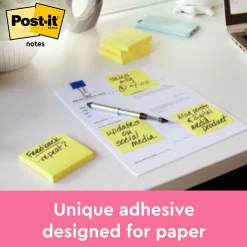 Notisar Post-it Gul 76x76mm 100 Blad