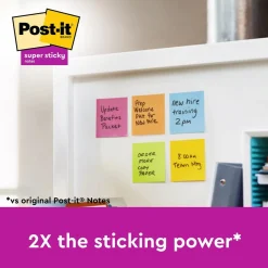 Notisar Post-it Super Sticky Blå 76x76mm 90 Blad