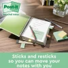 Notisar Post-it Super Sticky Recycled Mix Färg 76x76mm