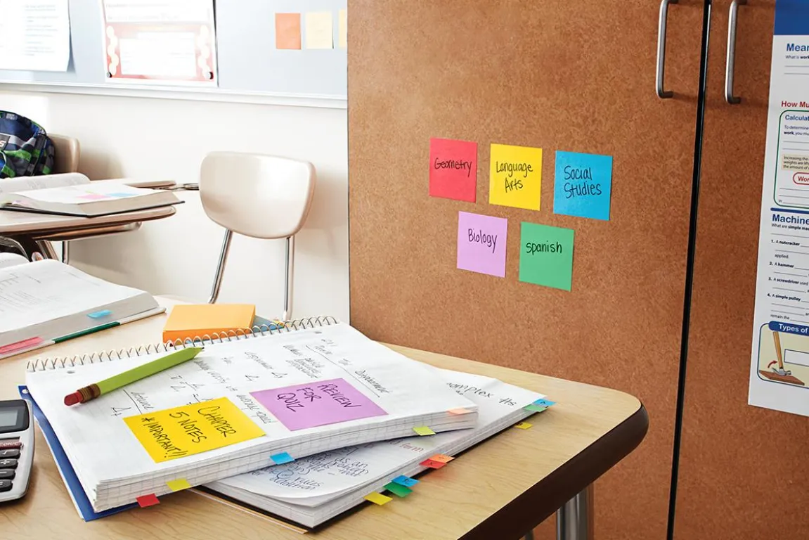 Notisar Post-it Super Sticky Ultragul 76x76mm 90 Blad