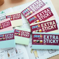 Notisar Stick´n Extra Sticky Pastell 76x127mm 90 Blad