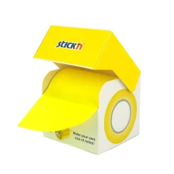Notisar Stick´n Memorulle Extra Sticky Gul Neon 50mm x 10m