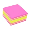 Notiskub Stick´n Pastell/Rosa Neon 76x76mm 400 Blad