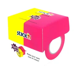 Notisrulle Stick´n Extra Sticky Neongul/Rosa 2x25mmx10m