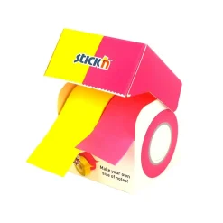 Notisrulle Stick´n Extra Sticky Neongul/Rosa 2x25mmx10m