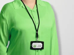 Nyckelband Durable ECO Med Hake 8241 Rundvävd Svart