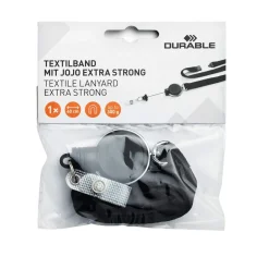 Nyckelband Med Jojo Durable Strong 8330 Svart