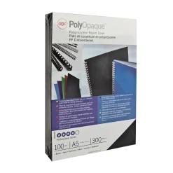 Omslag GBC PolyOpaque PP 300mic Vit A4