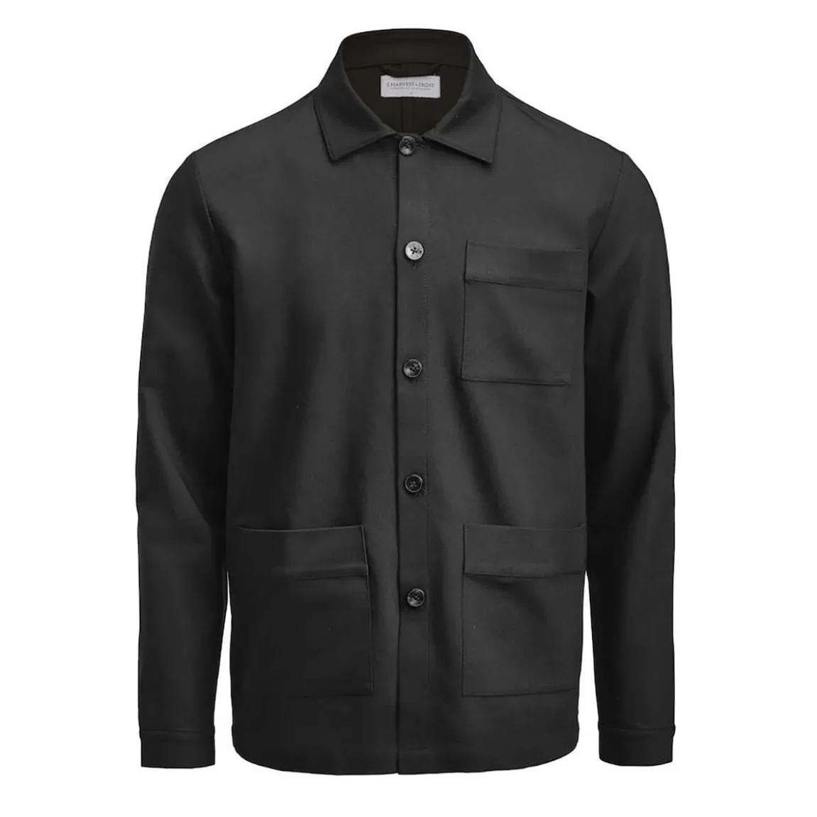 Overshirt J.Harvest & Frost 2962101 Patch Pocket Svart XXS