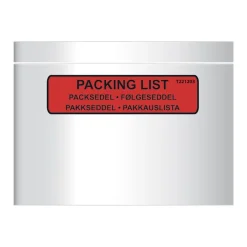 Packsedelskuvert C6 Med Tryck