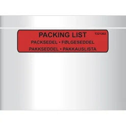 Packsedelskuvert C5 Med Tryck