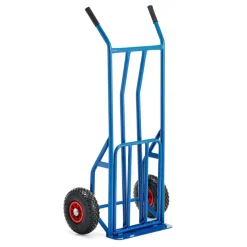 Paketkärra/Pirra luftgummihjul 250kg blå 12,4kg