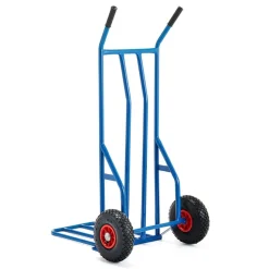 Paketkärra/Pirra luftgummihjul 250kg blå 12,4kg