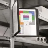 Panelsystem Durable Vägg 10 paneler svart A4