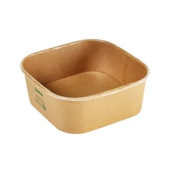 Pappersform Duni Brick Large Brun 172x170x65mm 1200ml
