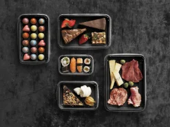 Pappersform Duni Contrast Svart 221x138x24mm 500ml