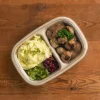 Pappersform Duni Cube 2-fack Bagasse 249x172x45mm 400/500ml