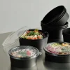 Pappersform Rund Duni Contrast Svart Ø184x46mm 900ml