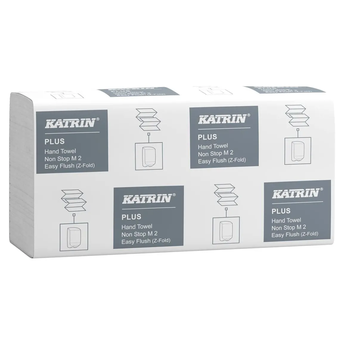 Pappershandduk Katrin M Plus 2-lg Spolbar 203x255mm