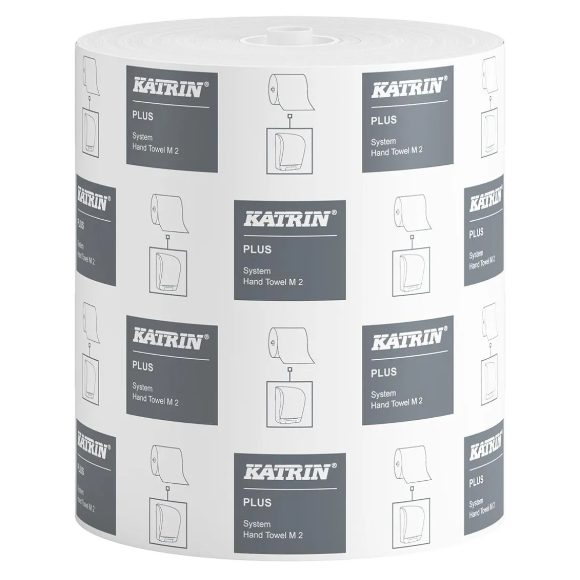 Pappershandduk Katrin System M Plus 2-lg 210mm x 140m
