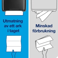 Pappershandduk Tork H5 PeakServe Adv 201x225mm
