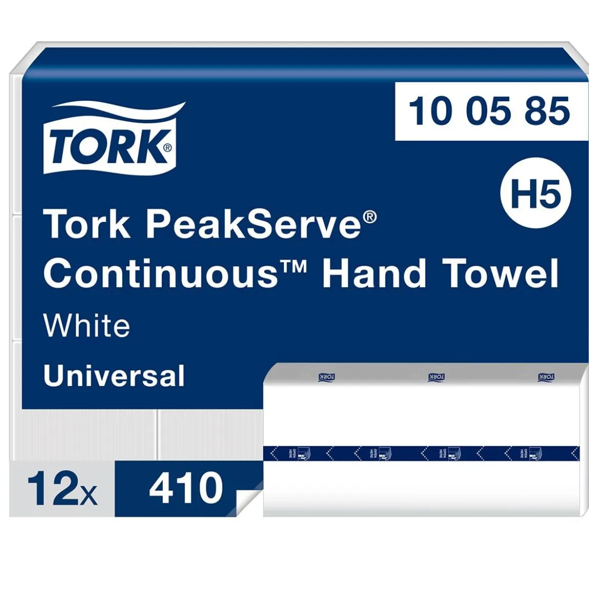Pappershandduk Tork H5 PeakServe Uni 1-lg 201x225mm