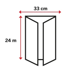 Pappershanduk Katrin C-Fold Plus 2-lg 240x330mm