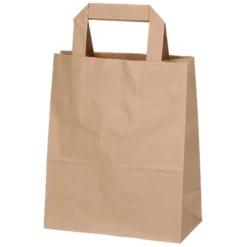 Papperskasse Platta Handtag Brun 180x90x220mm 3L