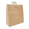 Papperskasse Platta Handtag Brun 450x180x480mm 44L