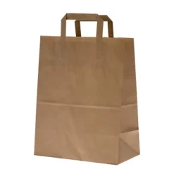 Papperskasse Platta Handtag Brun 320x170x430mm 30L