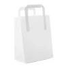 Papperskasse Platta Handtag Vit 180x90x220mm 3L