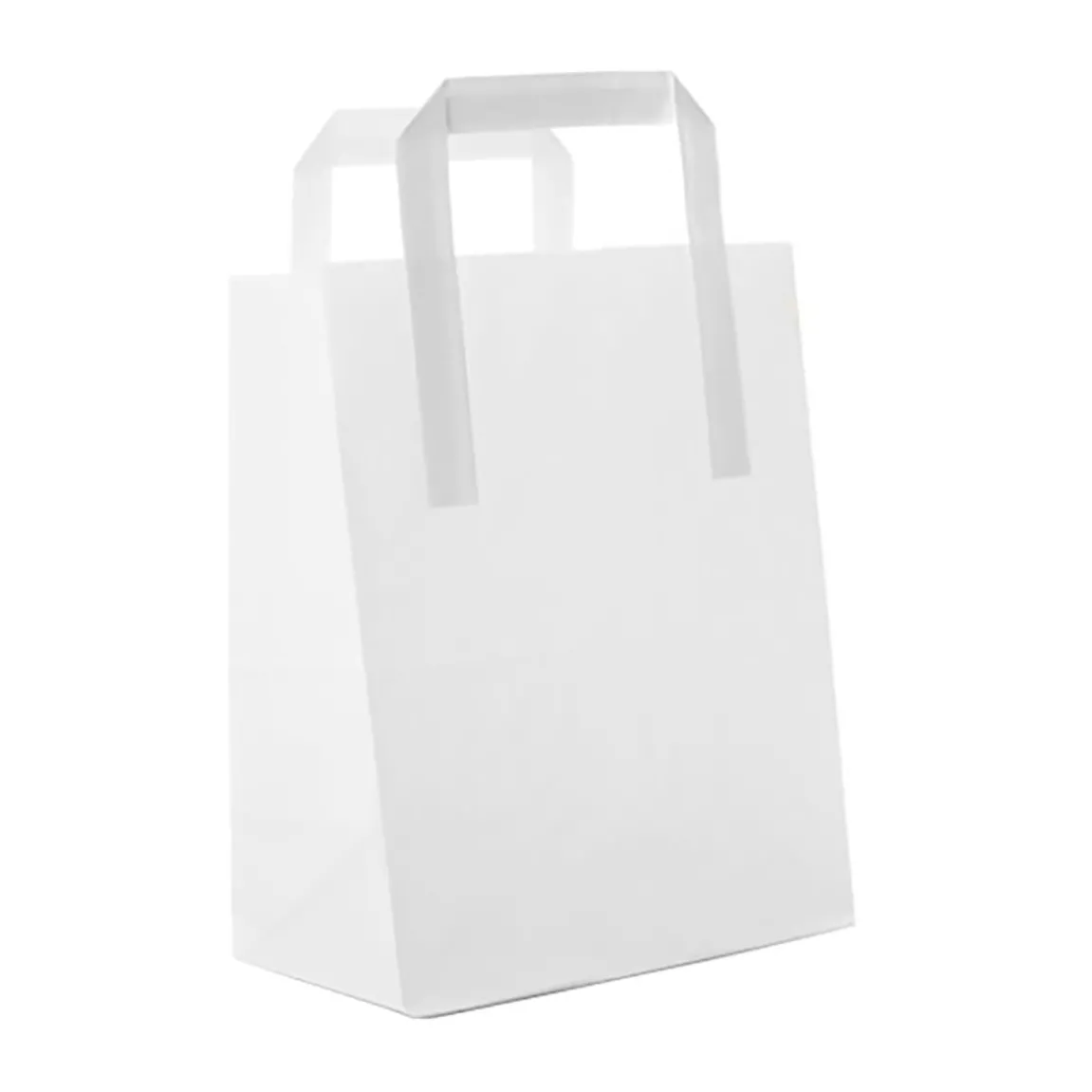 Papperskasse Platta Handtag Vit 180x90x220mm 3L